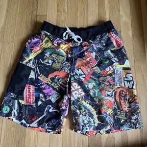 Star Wars 34 swim Trunks Men Large Drawstring Graphic Lightweight